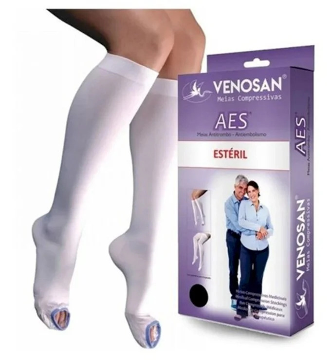 Meia Compressiva Venosan 6000 - Alta Compressão 30-40 mmHg - Tratamento Médico Intensivo - Rio de Janeiro